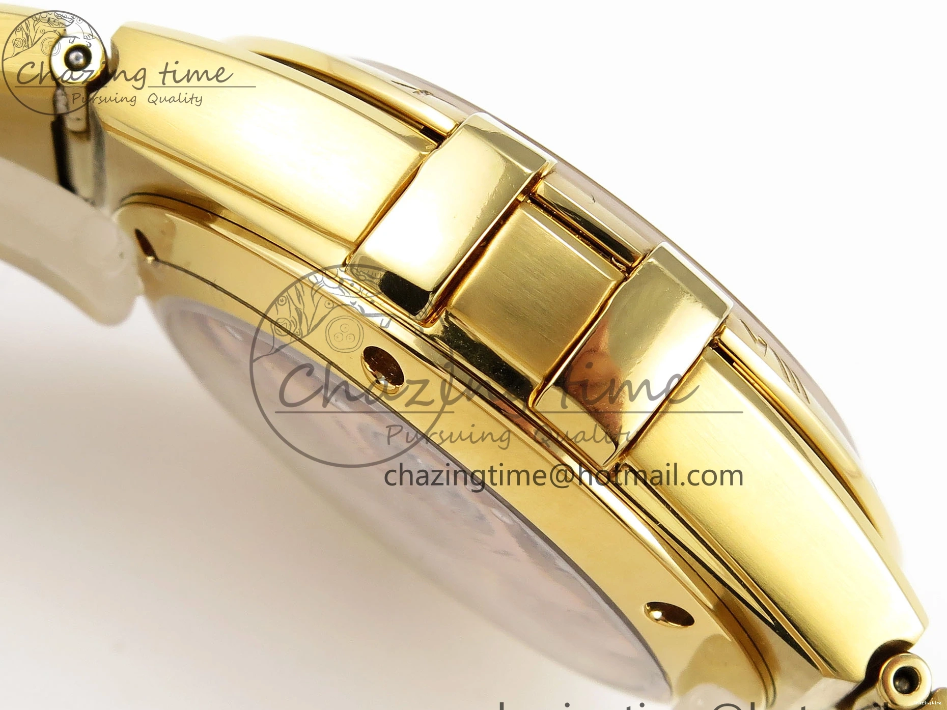 0303 Constellation 39mm YG ASWF 1:1 Best Edition White Dial on YG Bracelet A Casual 7780